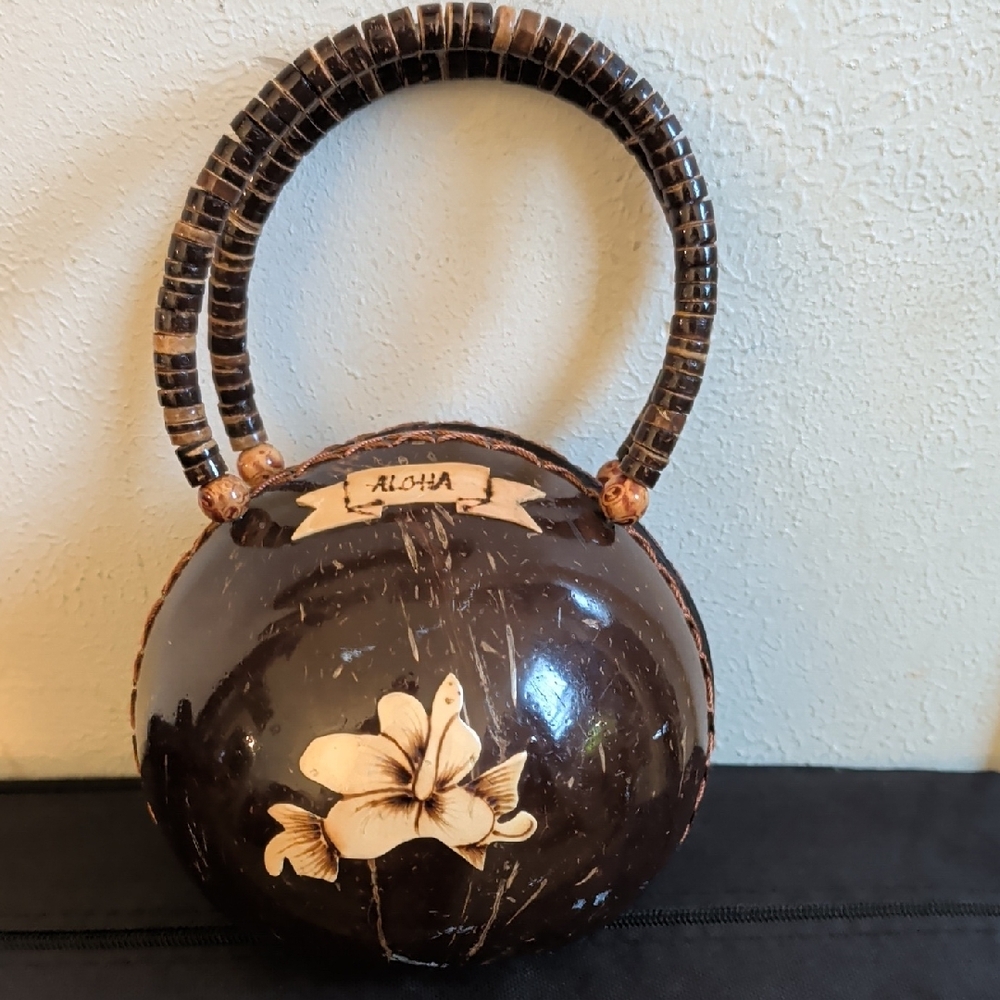 an Brown Floral Women Bag - Picture 2 of 9